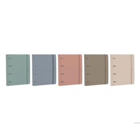 CARPETA ANILLAS OXFORD EUROPEANBINDER FOREST DIN A4+ CON RECAMBIO CUADRO 5MM