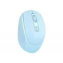 RATON Q-CONNECT OPTICO INALAMBRICO DPI 800/1200/1600 RECEPTOR USB 2,4 GHZ AZUL CLARO