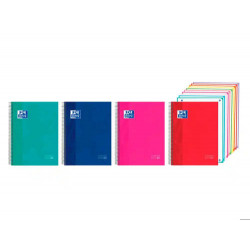 CUADERNO ESPIRAL OXFORD EUROPEANBOOK 10 TAPA EXTRADURA DIN A4 200 HOJAS CUADRO 5 MM
