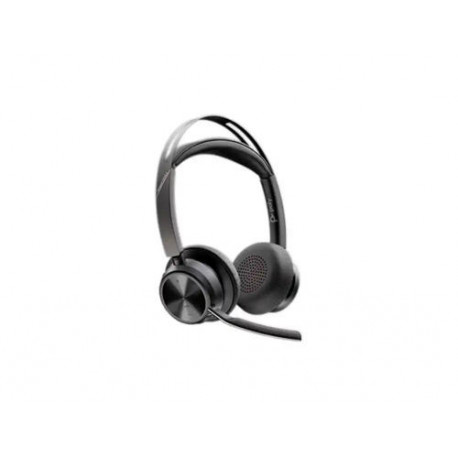 AURICULARES POLY INALAMBRICO VOYAGER FOCUS 2 USB-C-C + ADAPTADOR USB-C/A + SOPORTE DE CARGA