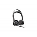 AURICULARES POLY INALAMBRICO VOYAGER FOCUS 2 USB-C-C + ADAPTADOR USB-C/A + SOPORTE DE CARGA