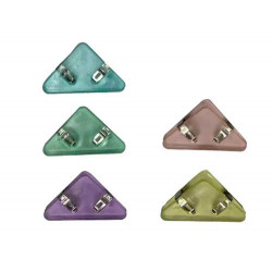 PINZA DE PLASTICO IMAGINOVO 45X40X30MM EN BLISTER DE 5 UNIDADES COLORES PASTELES