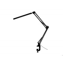 LAMPARA DE ESCRITORIO Q-CONNECT RIGEL LED 8W 320 LM ALUMINIO CON PINZA BRAZO DOBLE3 ARTICULACIONES C
