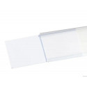 SOPORTE PORTAPRECIOS Q-CONNECT ADHESIVO PARA ESTANTERIA ETIQUETA 27X1000 MM SEMI-TRANSPARENTE