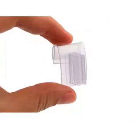 SOPORTE PORTAPRECIOS Q-CONNECT CURVO CLIP DE GRAN AGARRE Y AJUSTABLE PARA ESTANTERIA ETIQUETA 26X22 
