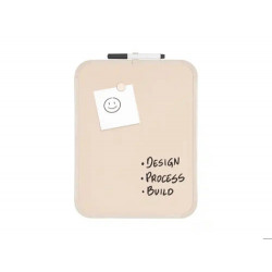 PIZARRA BLANCA BI-OFFICE EASY MAGNETICA CON ROTULADOR COLOR BEIGE 279X355 MM