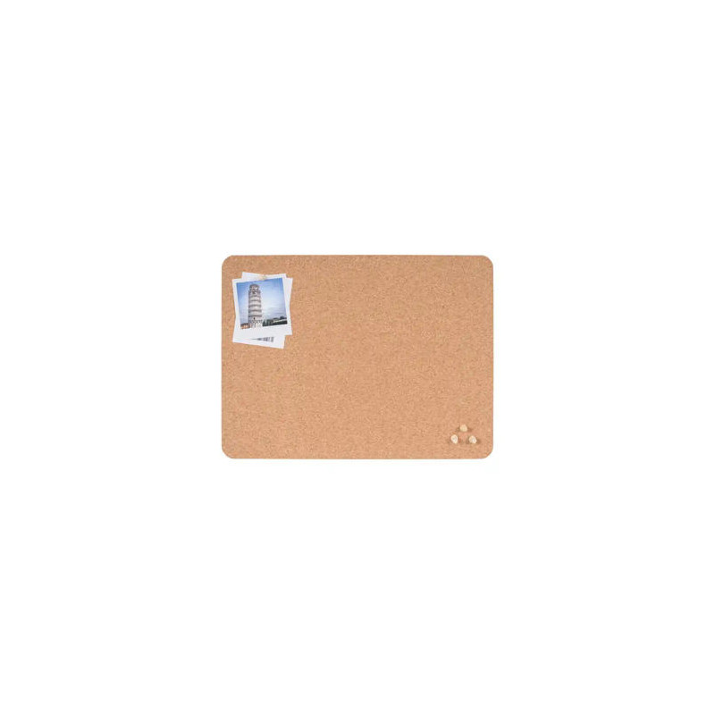TABLERO CORCHO SIN MARCO BI-OFFICE ECO DOBLE CARA 400X300 MM