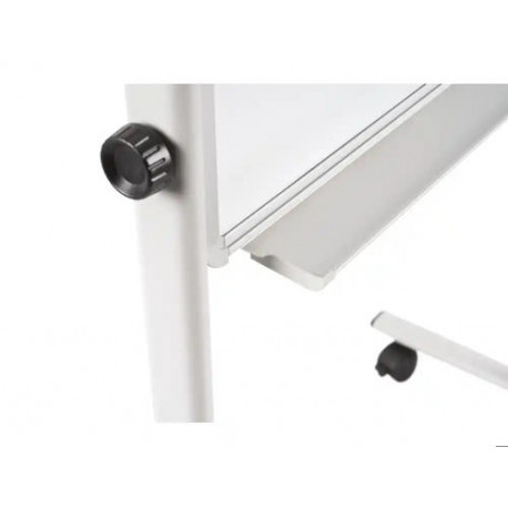 PIZARRA BLANCA BI-OFFICE MOBILE MAGNETICA DOBLE CARA FLIPCHART AJUSTABLE EN ALTURA 700X1200 MM