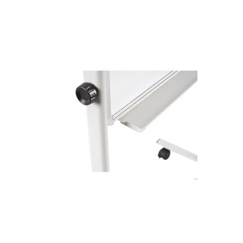 PIZARRA BLANCA BI-OFFICE MOBILE MAGNETICA DOBLE CARA FLIPCHART AJUSTABLE EN ALTURA 700X1200 MM