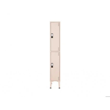 TAQUILLA METALICA BI-OFFICE 1 MODULO 2 PUERTAS COLOR BEIGE 1900X300X500 MM