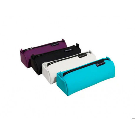 BOLSO PORTATODO EXACOMPTA TITANE POLIURETANO SEMI REDONDO 220X85X70 MM