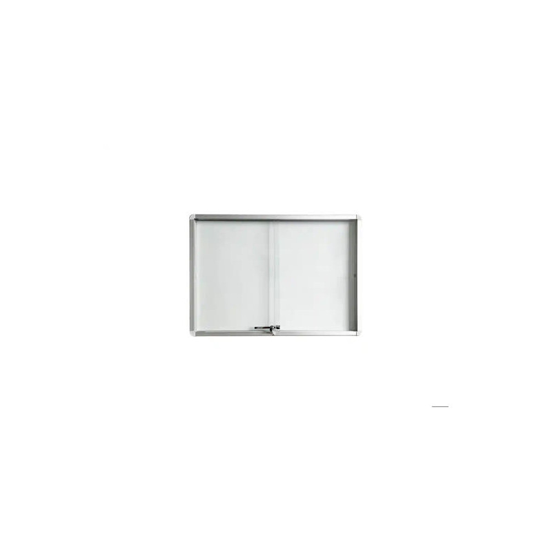 VITRINA DE ANUNCIO ROCADA LACADA MAGENTICA PUERTA CORREDERA 12XA4