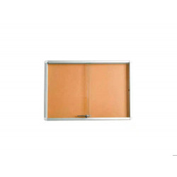 VITRINA DE ANUNCIO ROCADA CORCHO PUERTA CORREDERA 12XA4