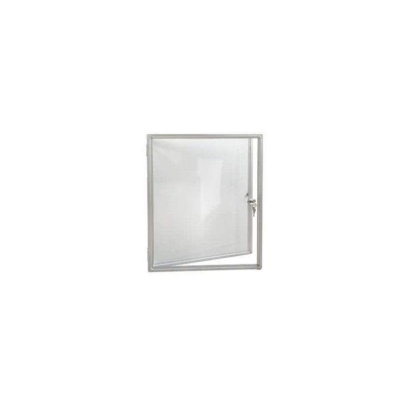 VITRINA DE ANUNCIO ROCADA PUERTA APERTURA HORIZONTAL LACADA MAGNETICA 10XA4