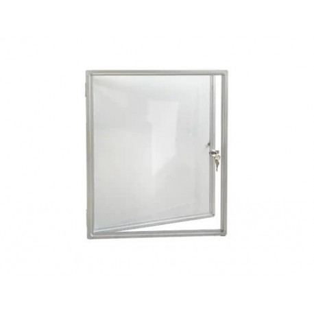 VITRINA DE ANUNCIO ROCADA PUERTA APERTURA HORIZONTAL LACADA MAGNETICA 24XA4