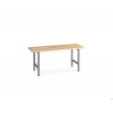 BANCO DE MADERA ESTRUCTURA ACERO Y LISTONES DE PINO BARNIZ 2000 MM