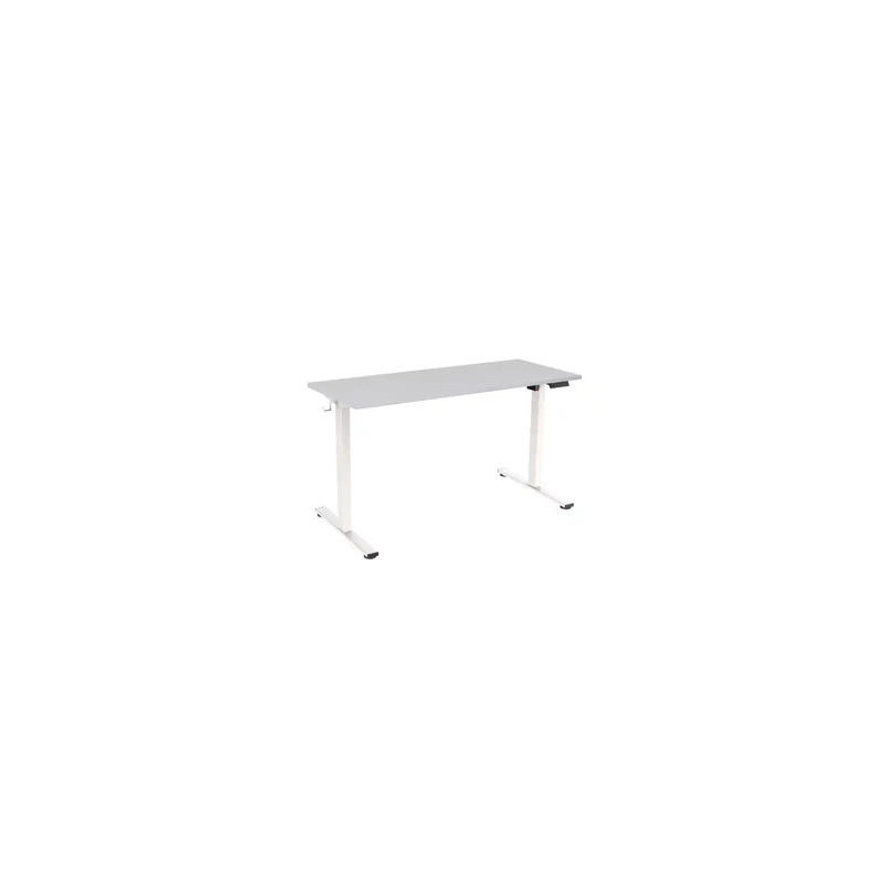 MESA REGULABLE ROCADA E-TABLE ECO REGULABLE EN ALTURA ELECTRICA ESTRUCTURA METALICA BLANCO/GRIS 120X