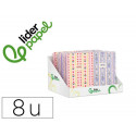 AGENDA ESCOLAR LIDERPAPEL 26-27 ESPIRAL COTTAGE DISEÑOS SURTIDOS BILINGE 80 G PAPEL FSC EXPOSITOR 8