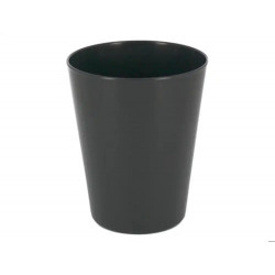 VASO POLIPROPILENO ARCHIVO 2000 REUTILIZABLE LIBRE BPA CAPACIDAD 330 ML COLOR GRIS ANTRACITA
