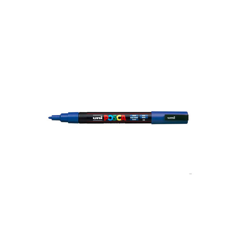ROTULADOR UNI POSCA PC-3M MARCADOR DE PINTURA PUNTA CONICA 0,9-1,3 MM AZUL