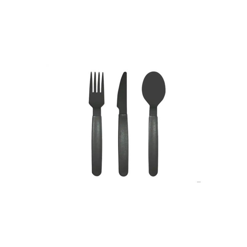 CUBIERTO POLIPROPILENO ARCHIVO 2000 LIBRE BPA PACK 1 CUCHARA + 1 TENEDOR + 1 CUCHILLO 18,5 CM COLOR 