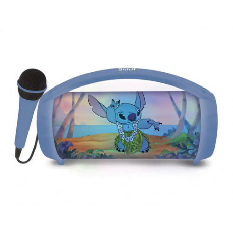 ALTAVOZ CON LUZ LEXIBOOK STITCH BLUETOOTH 5.0 USB CON MICROFONO