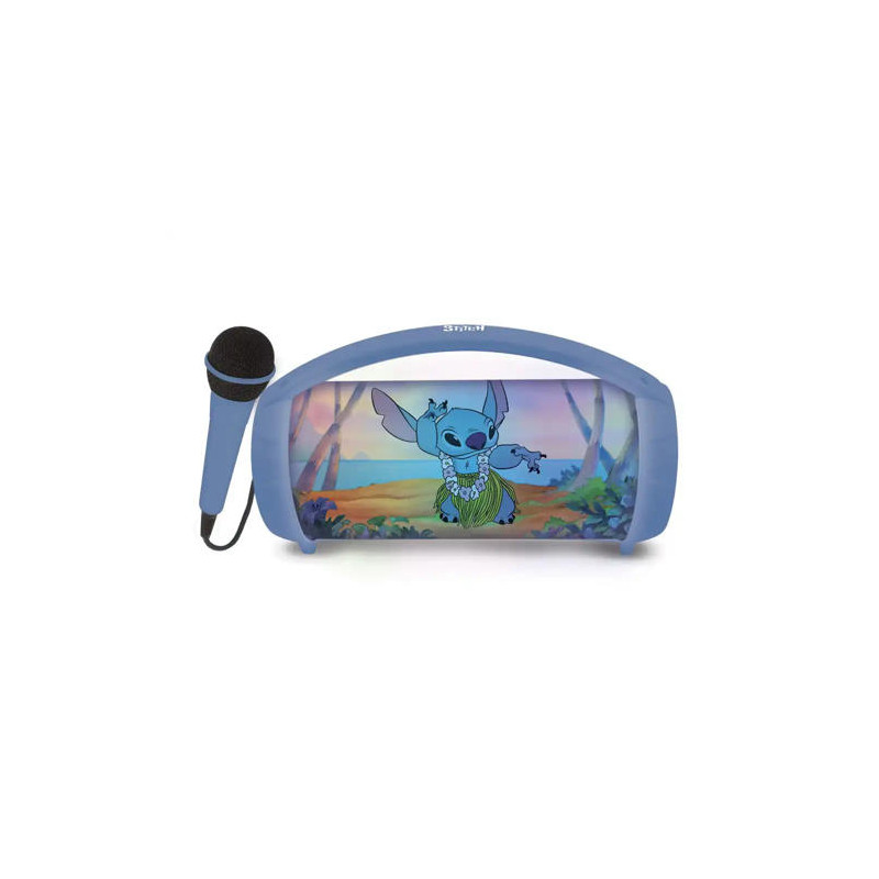 ALTAVOZ CON LUZ LEXIBOOK STITCH BLUETOOTH 5.0 USB CON MICROFONO