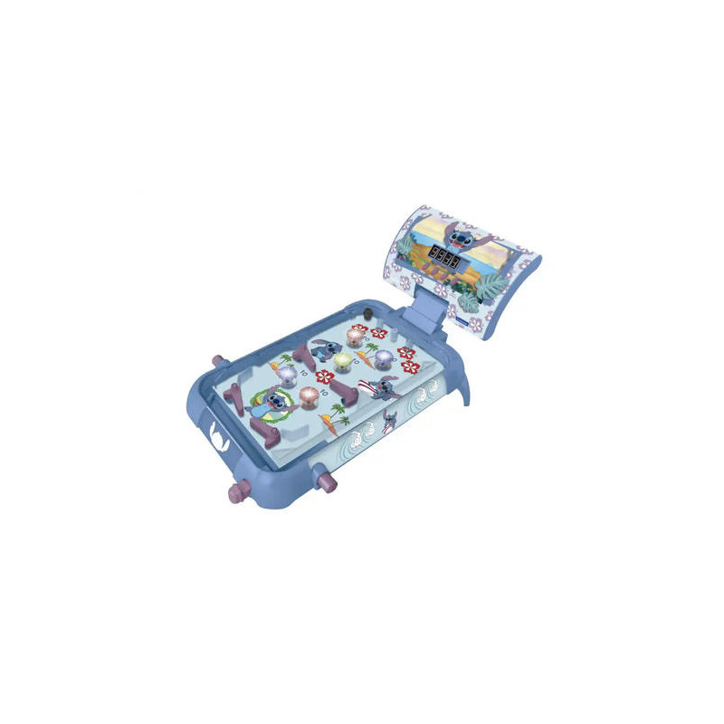 PINBALL DE MESA ELECTRONICO LEXIBOOK STITCH CON SONIDOS Y LUCES PUNTUACION DIGITAL