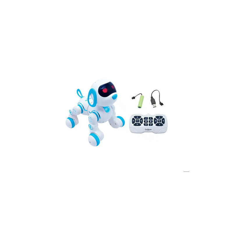 ROBOT INTELIGENTE LEXIBOOK PERRO PUPPY JR PROGRAMABLE CONTROL GESTUAL CON MANDO A DISTANCIA