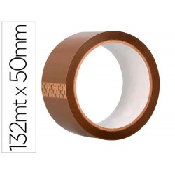 CINTA ADHESIVA Q-CONNECT POLIPROPILENO HAVANA 132 M X 50 MM PARA EMBALAJE