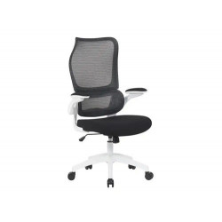 SILLA Q-CONNECT OFICINA CATANIA MALLA ALT MAX 1230 MM ANC 510 MM PROF 490 MM RUEDAS PREMIUM COLOR NE