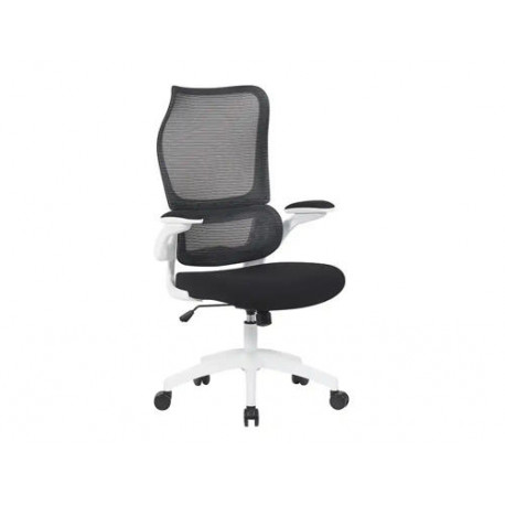 SILLA Q-CONNECT OFICINA CATANIA MALLA ALT MAX 1230 MM ANC 510 MM PROF 490 MM RUEDAS PREMIUM COLOR NE