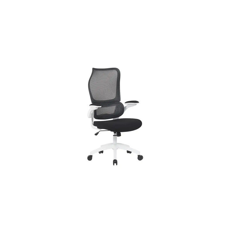 SILLA Q-CONNECT OFICINA CATANIA MALLA ALT MAX 1230 MM ANC 510 MM PROF 490 MM RUEDAS PREMIUM COLOR NE