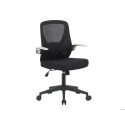 SILLA Q-CONNECT OFICINA TERNI MALLA ALT MAX 1050 MM ANC 500 MM PROF 480 MM COLOR NEGRO CUERPO NEGRO