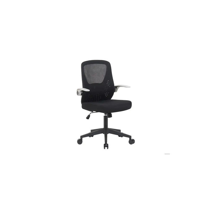 SILLA Q-CONNECT OFICINA TERNI MALLA ALT MAX 1050 MM ANC 500 MM PROF 480 MM COLOR NEGRO CUERPO NEGRO