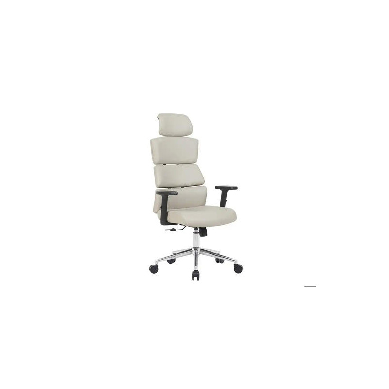 SILLA Q-CONNECT DIRECCION AUREA SIMILPIEL ALT MAX 1400 MM ANC 520 MM PROF 510 MM RUEDAS PREMIUM GRIS