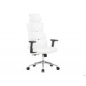 SILLA Q-CONNECT DIRECCION AUREA SIMILPIEL ALT MAX 1400 MM ANC 520 MM PROF 510 MM RUEDAS PREMIUM BLAN