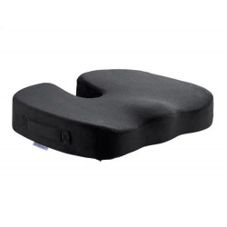 COJIN DE ASIENTO Q-CONNECT DE ESPUMA VISCOELASTICA COLOR NEGRO 460X370X75 MM