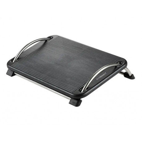 REPOSAPIES PLASTICO Q-CONNECT ANTIDESLIZANTE CON BARRAS DE ACERO 434X330X105 MM
