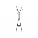 PERCHERO METALICO MAUL AVALON PIE 9 COLGADORES COLOR NEGRO 1800X310 MM
