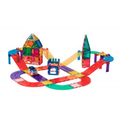 JUEGO DE CONSTRUCCION MAGNETICO CIRCUITO COCHES 72 PIEZAS +3 AÑOS
