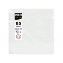 SERVILLETA PRONAPPE CELULOSA MICRO GROFADA 20X20 CM 2 CAPAS COLOR BLANCO PAQUETE DE 50 UNIDADES