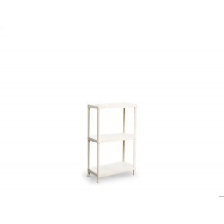 ESTANTERIA APILABLE PLASTICFORTE STACK RECICLADO 3 BALDAS PESO MAXIMO 25 KG COLOR BEIGE 600X300X950 
