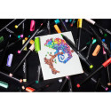 ROTULADOR FABER CASTELL BLACK EDITION PUNTA DE PINCEL CAJA DE 50 UNIDADES COLORES SURTIDOS