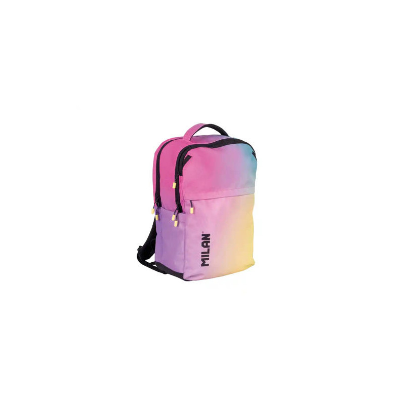MOCHILA MILAN COLECCION SUNSET 5 CREMALLERAS 25 L NEGRO 454X280X200 MM