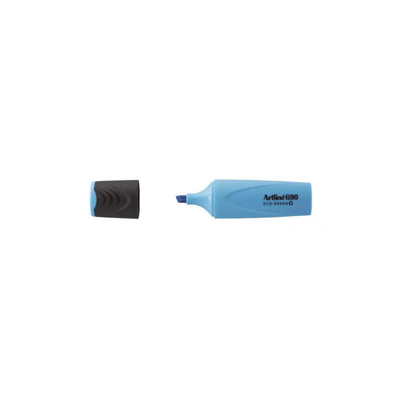 ROTULADOR ARTLINE FLUORESCENTE EK-690 ECO GREEN PUNTA BISELADA 1-4 MM AZUL