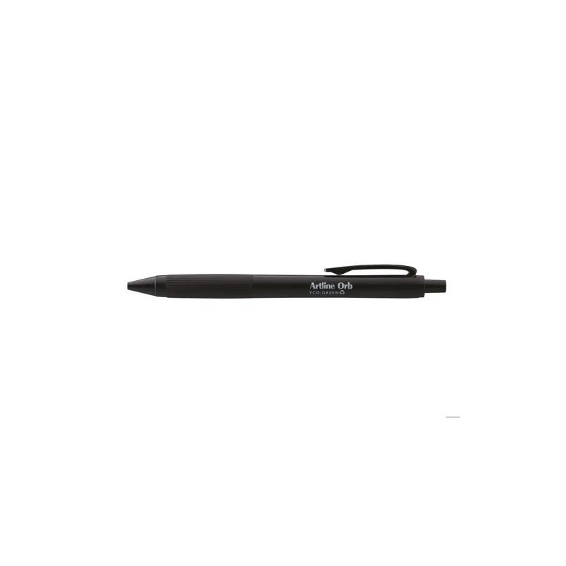 BOLIGRAFO ARTLINE ORB ECO GREEN RETRACTIL 1 MM NEGRO