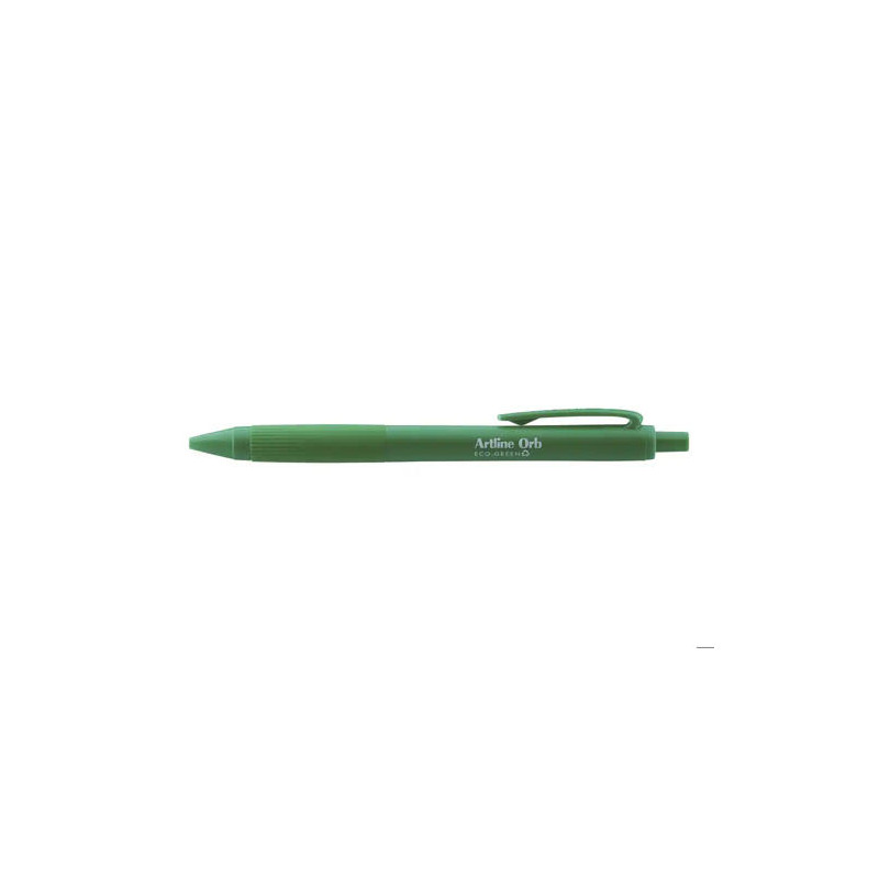 BOLIGRAFO ARTLINE ORB ECO GREEN RETRACTIL 1 MM VERDE