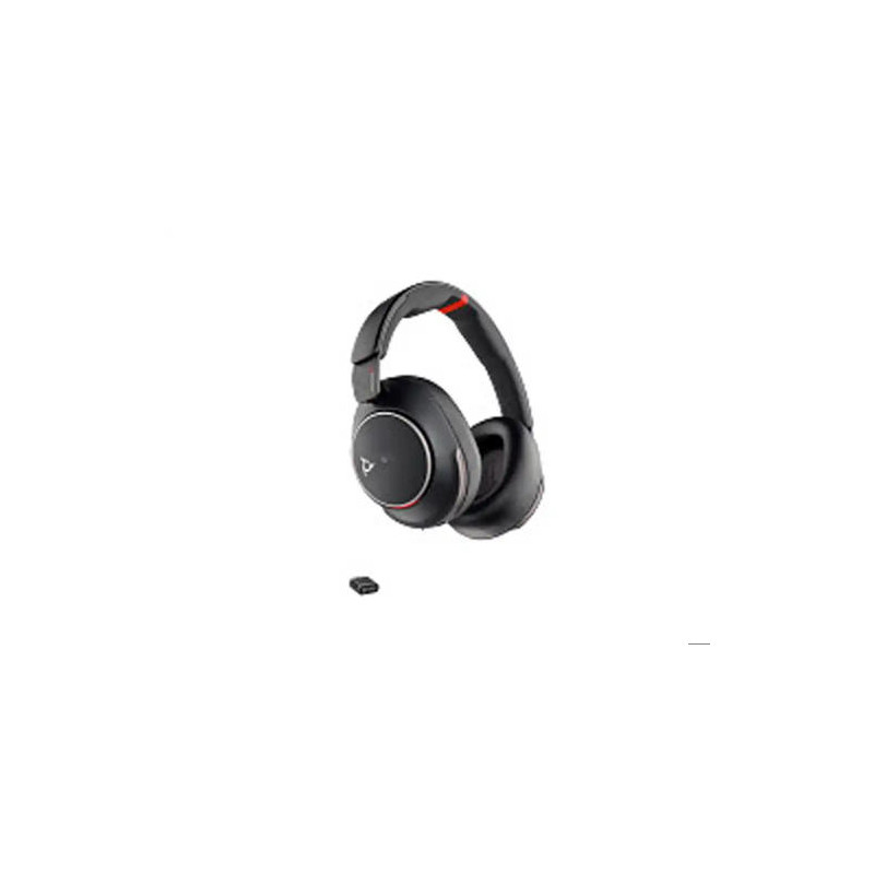 AURICULARES POLY INALAMBRICO VOYAGER SURROUND 85 UC + ADAPTADOR USB-C/A + SOPORTE DE CARGA