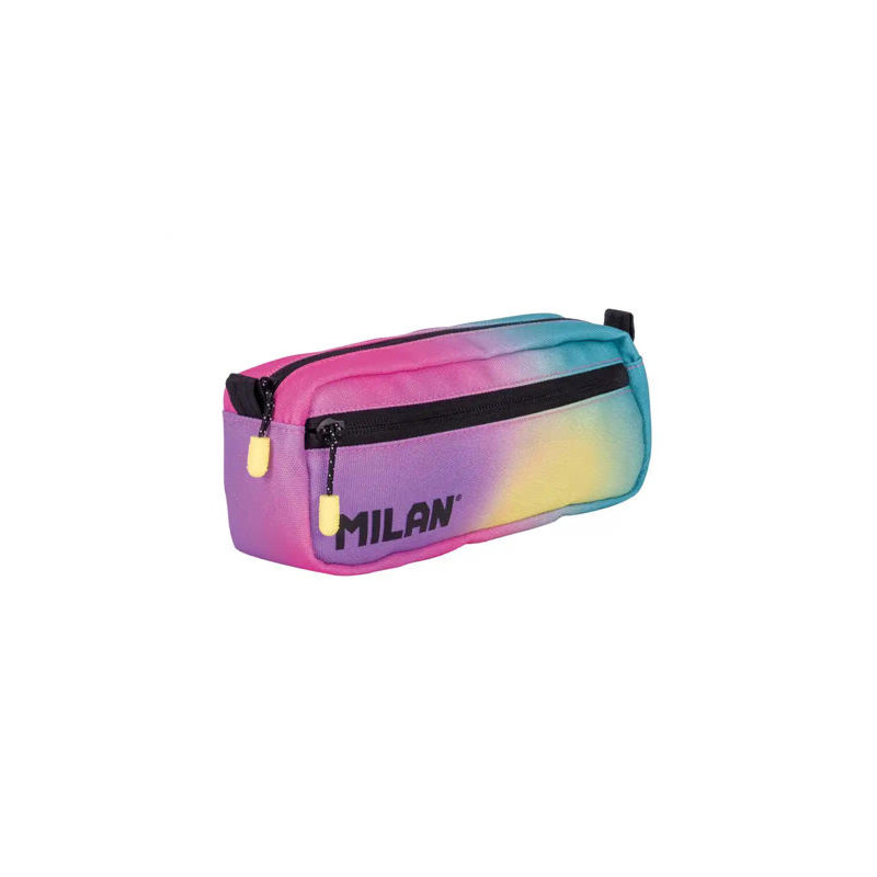 ESTUCHE PORTATODO MILAN CUADRADO 2 CREMALLERAS SUNSET 210X85X61 MM